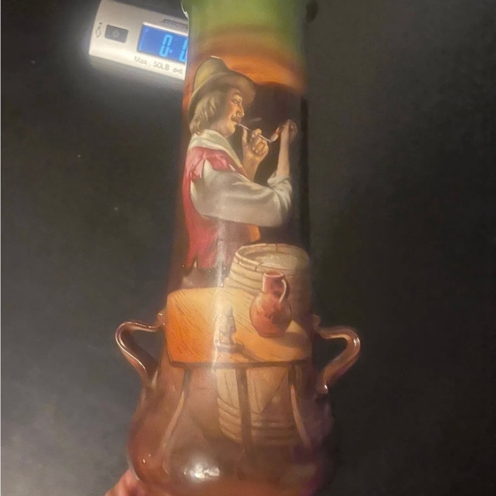 Antique Royal Bayreuth Hand-Painted Vase Vintage Germany
